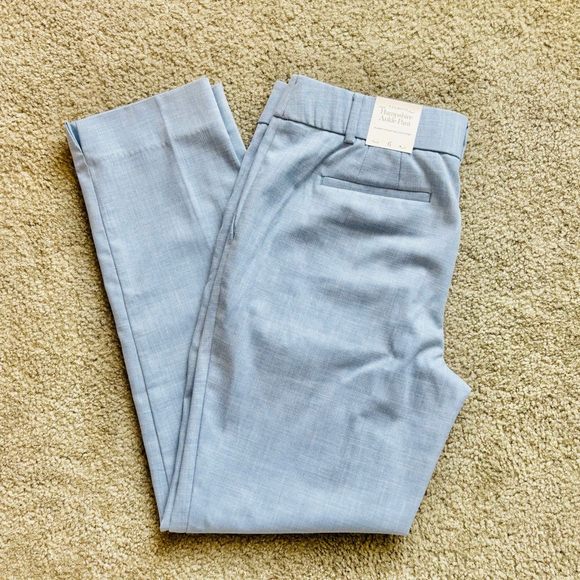 NWT TALBOTS HAMPSHIRE ANKLE PANTS IN BLUE | Sz 6 - Picture 1 of 12